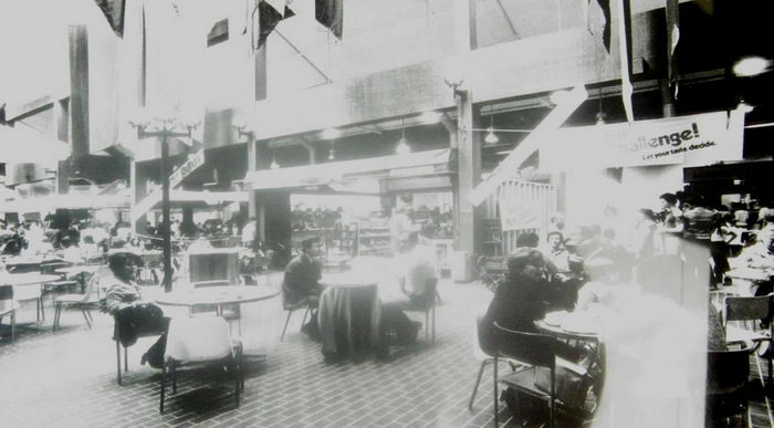 Tally Hall (Hunters Square) - Old Photo Of Interior (newer photo)